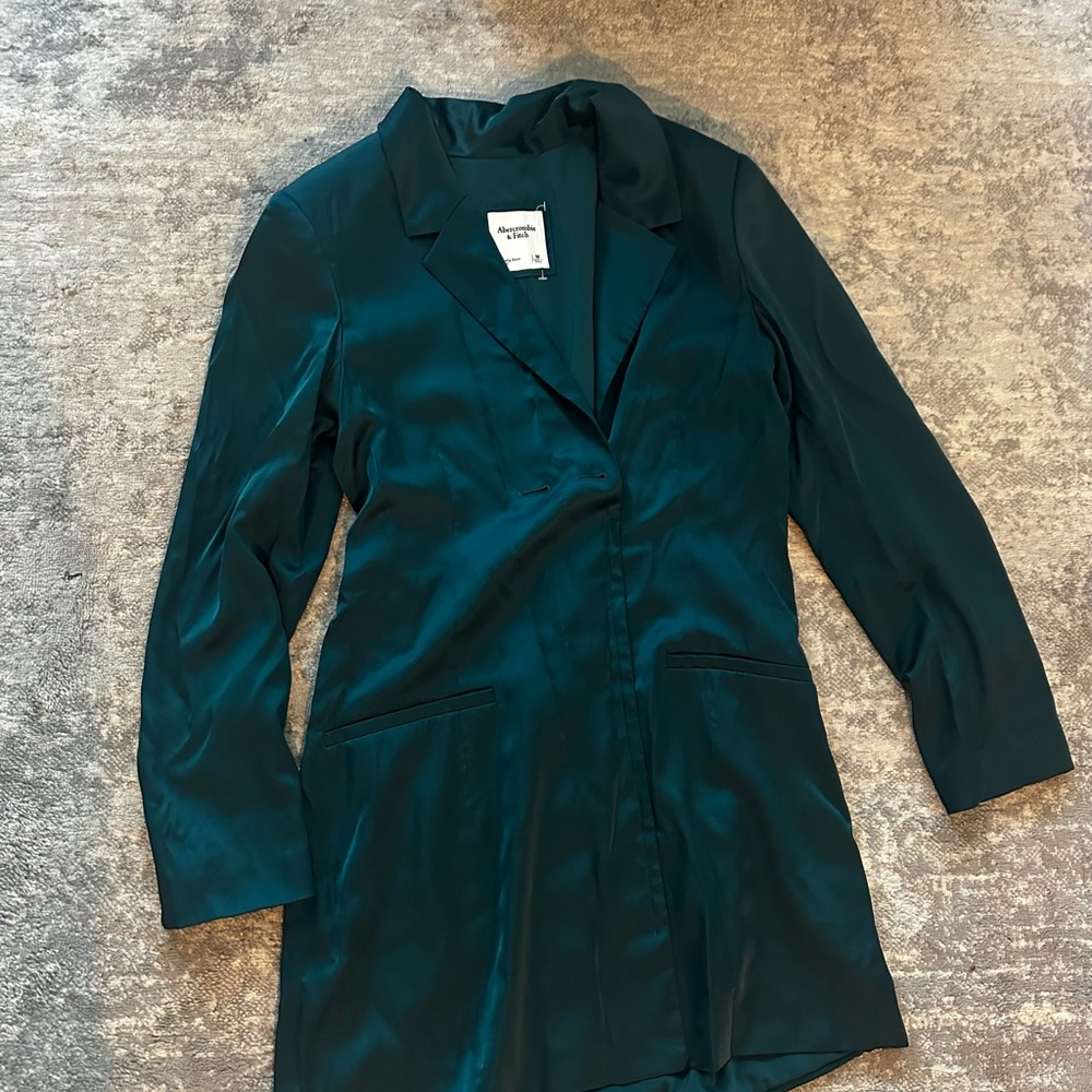 Abercrombie & Fitch Dark Green Midi Dress